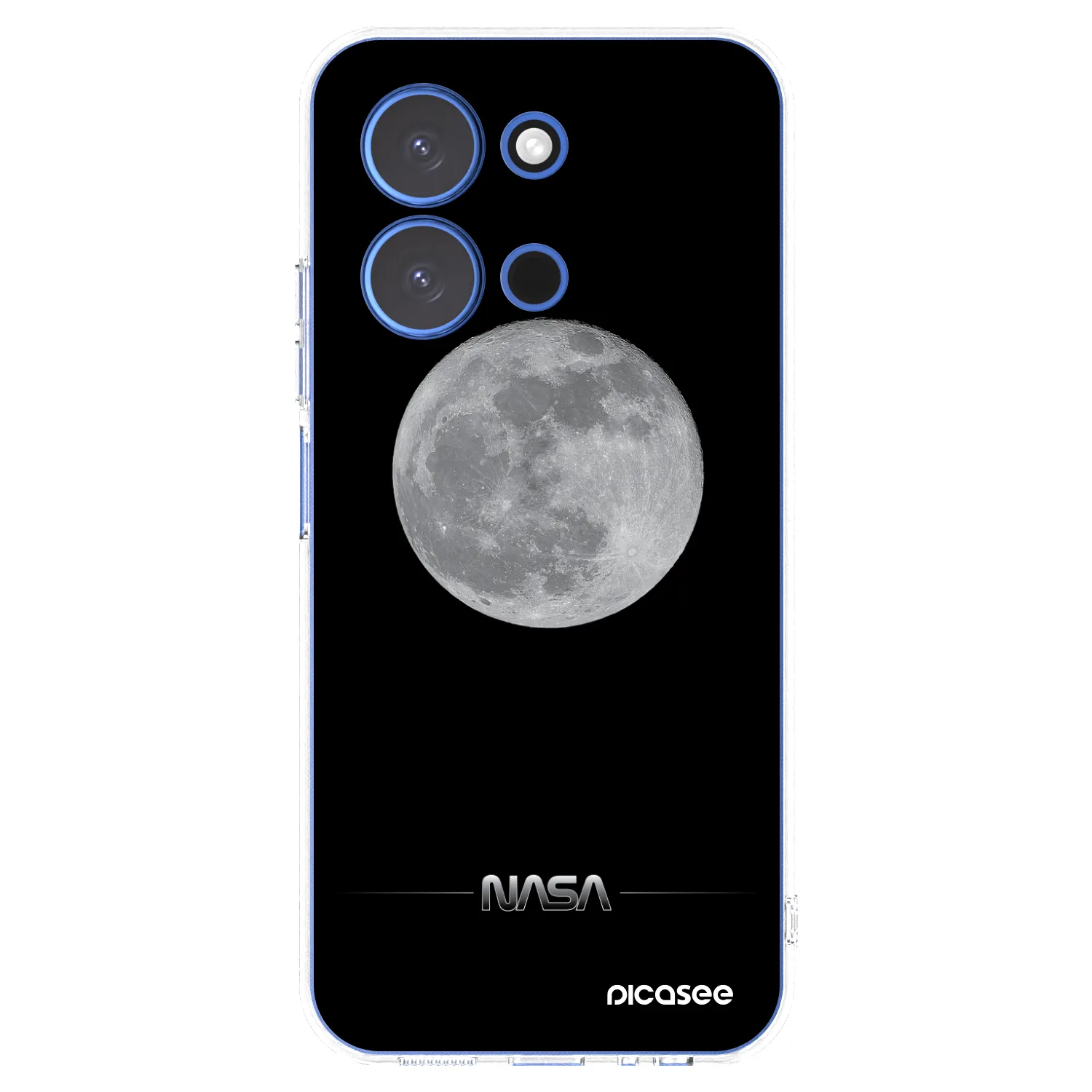 Picasee silikonski prozorni ovitek za Xiaomi Redmi 15C 4G - Moon Minimal