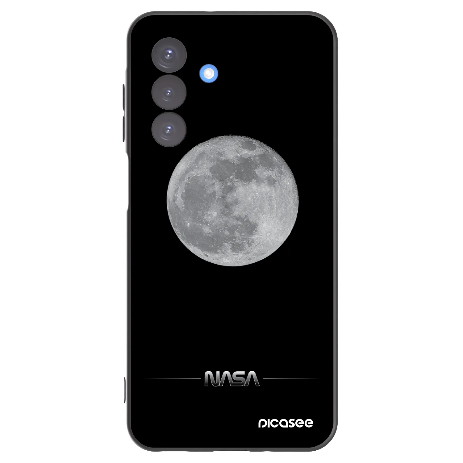 Picasee silikonski črni ovitek za Samsung Galaxy A17 5G - Moon Minimal
