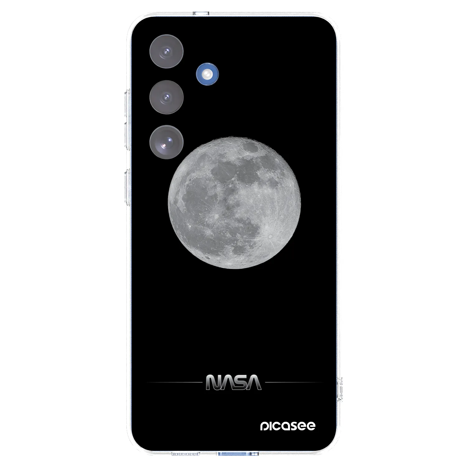 Picasee silikonski prozorni ovitek za Samsung Galaxy S25 FE 5G - Moon Minimal
