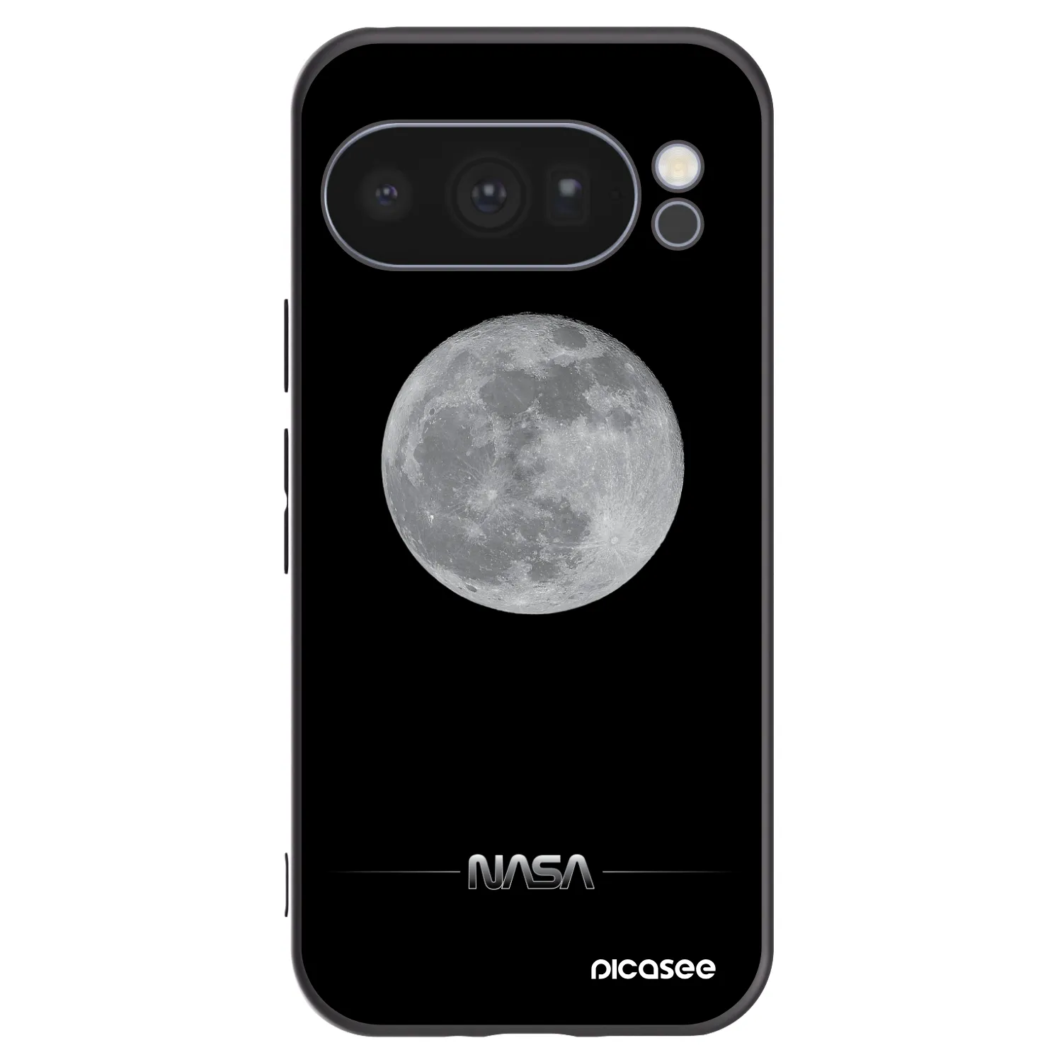 Picasee silikonski črni ovitek za Google Pixel 10 Pro - Moon Minimal