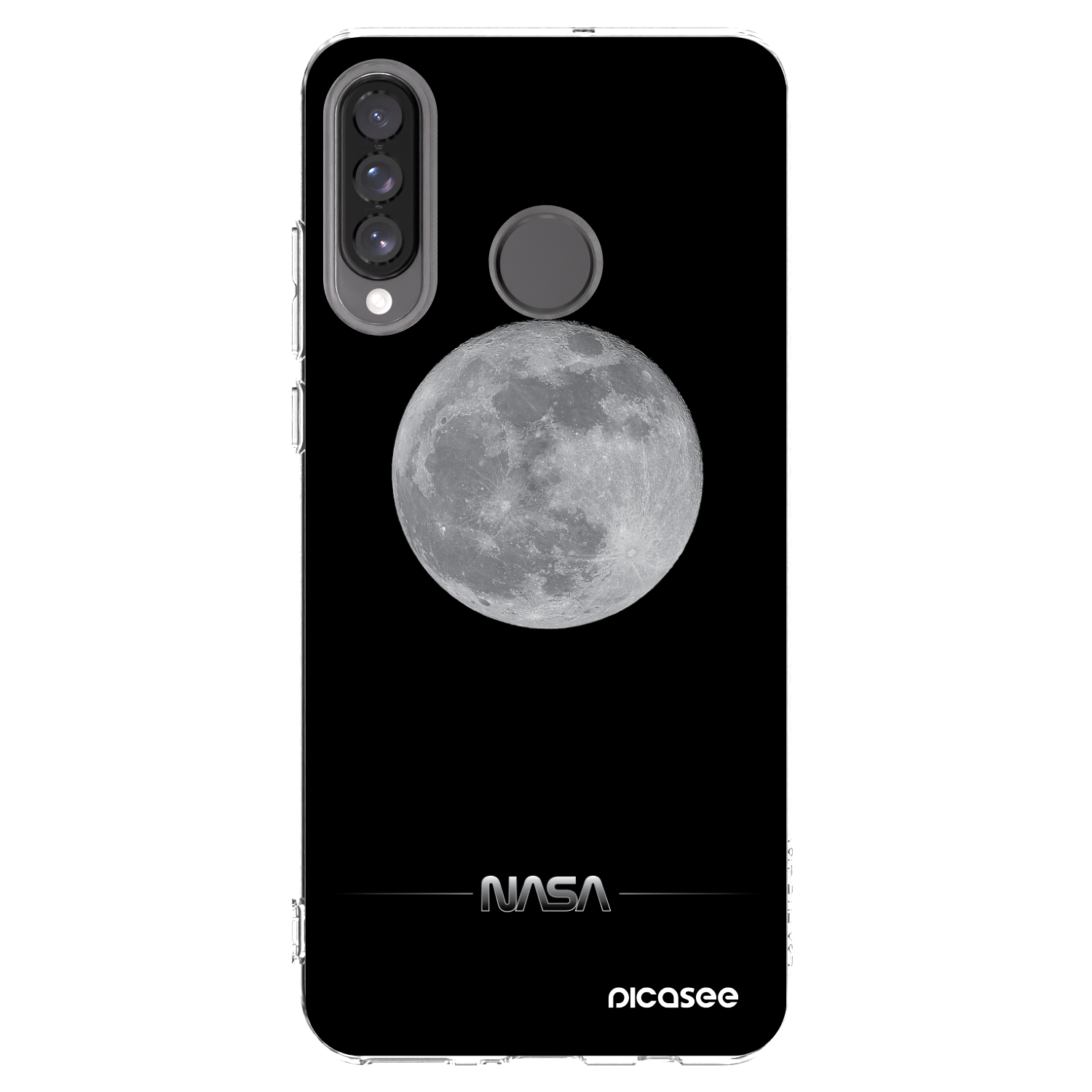 Picasee silikonski prozorni ovitek za Huawei P30 Lite - Moon Minimal