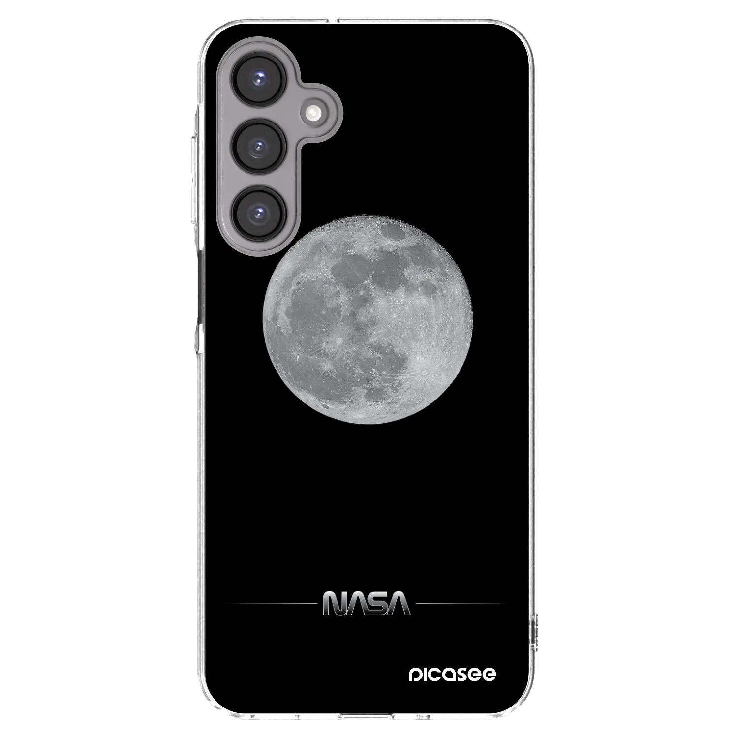 Picasee silikonski prozorni ovitek za Samsung Galaxy A16 4G - Moon Minimal