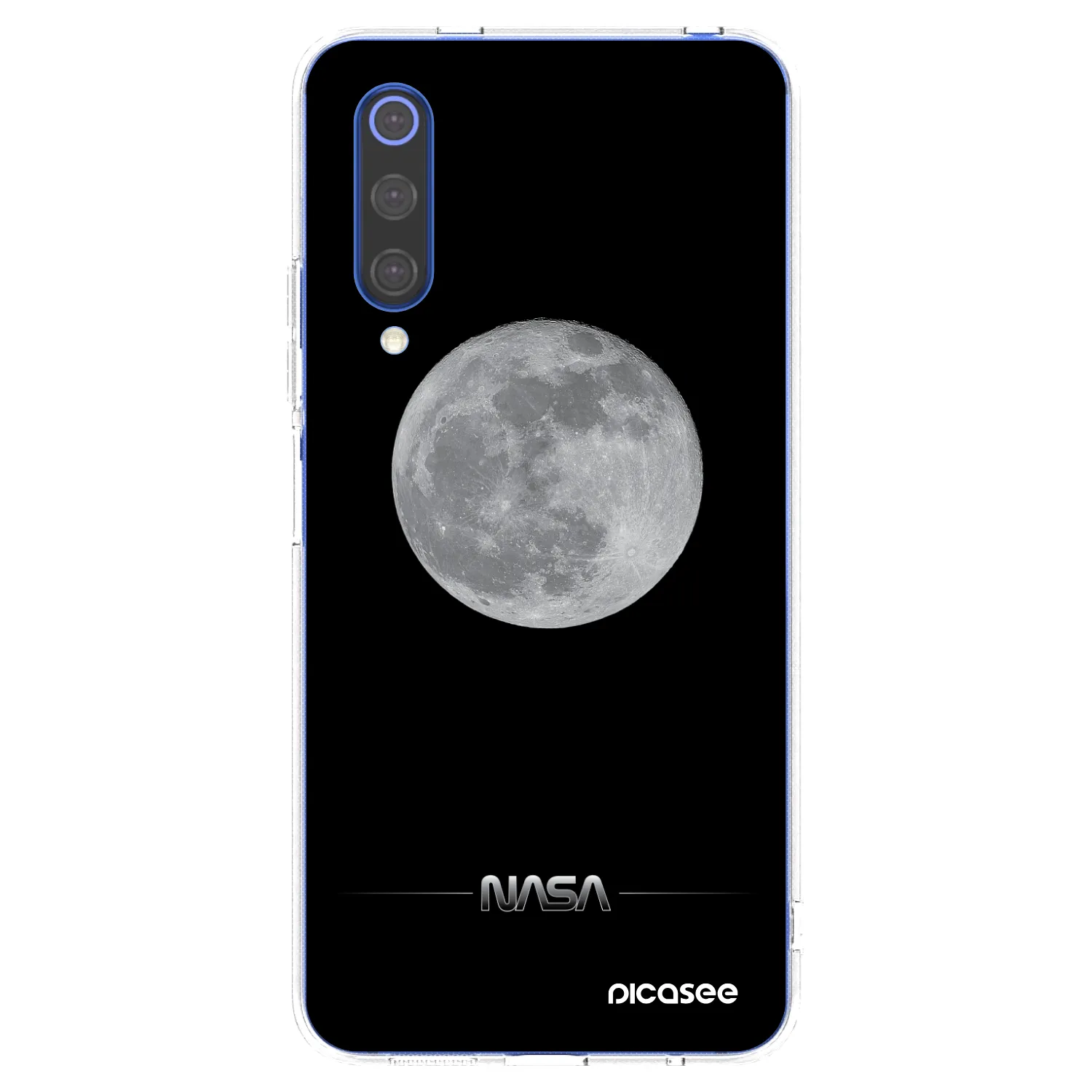Picasee silikonski prozorni ovitek za Xiaomi Mi 9 SE - Moon Minimal