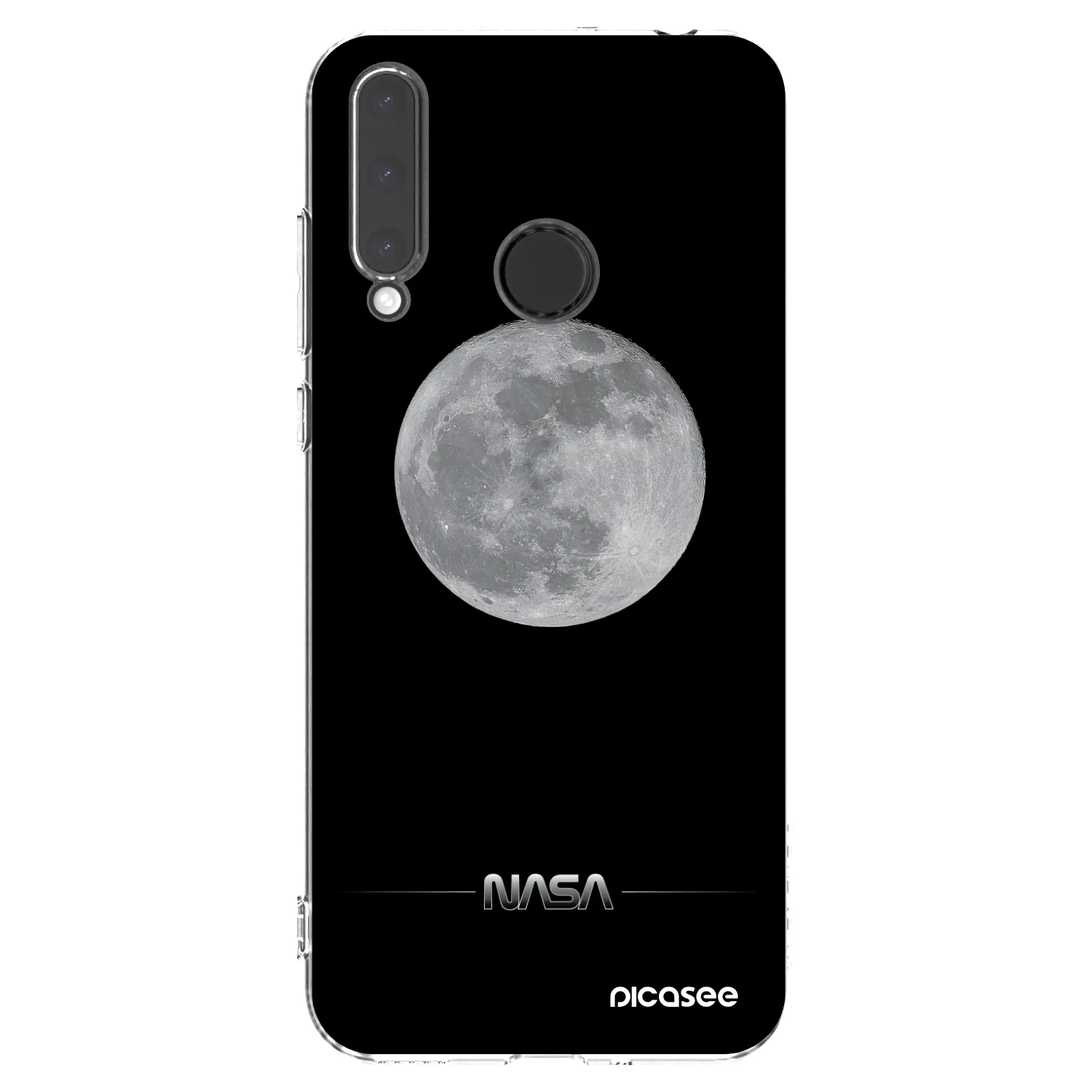 Picasee silikonski prozorni ovitek za Honor 20 Lite - Moon Minimal