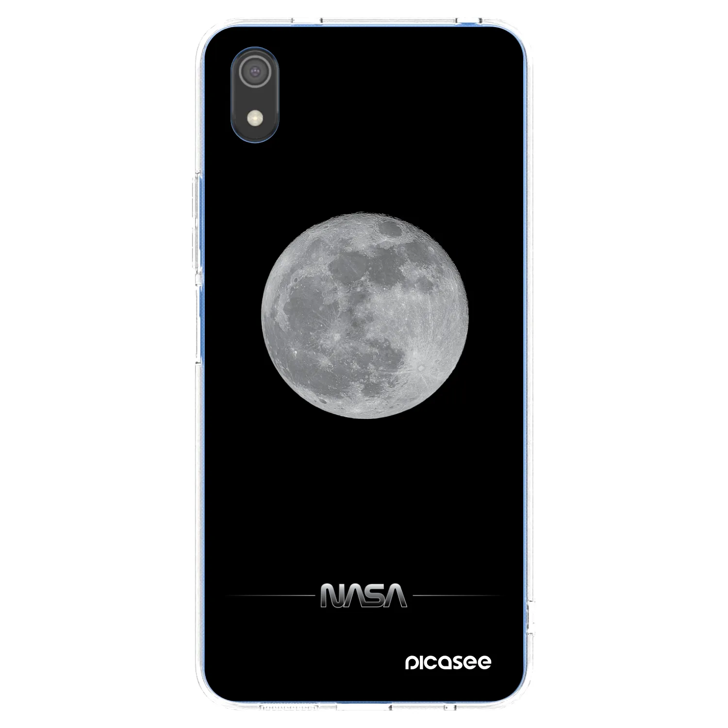 Picasee silikonski prozorni ovitek za Xiaomi Redmi 7A - Moon Minimal