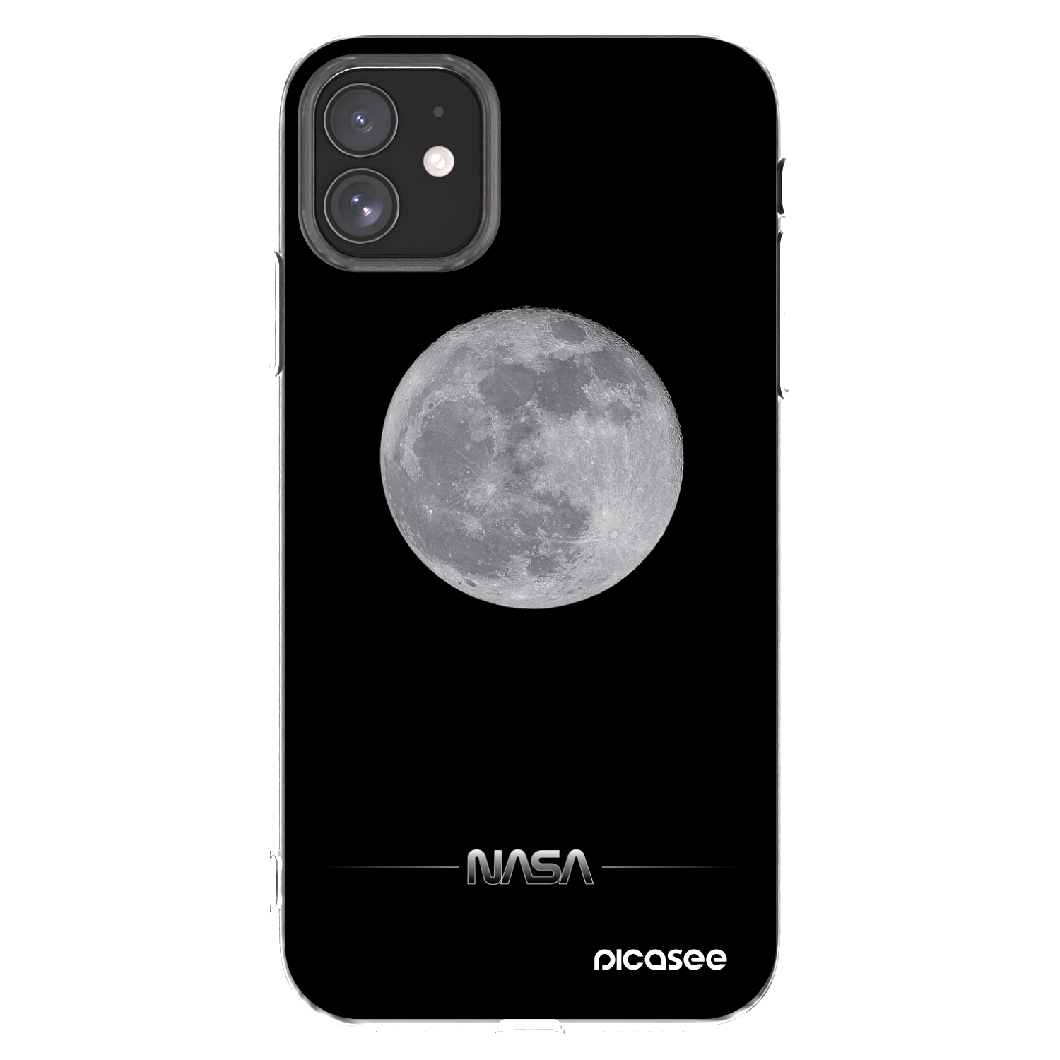 Picasee silikonski prozorni ovitek za Apple iPhone 11 - Moon Minimal