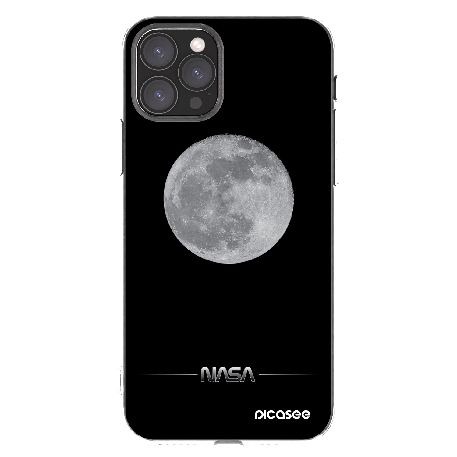 Picasee silikonski prozorni ovitek za Apple iPhone 11 Pro - Moon Minimal