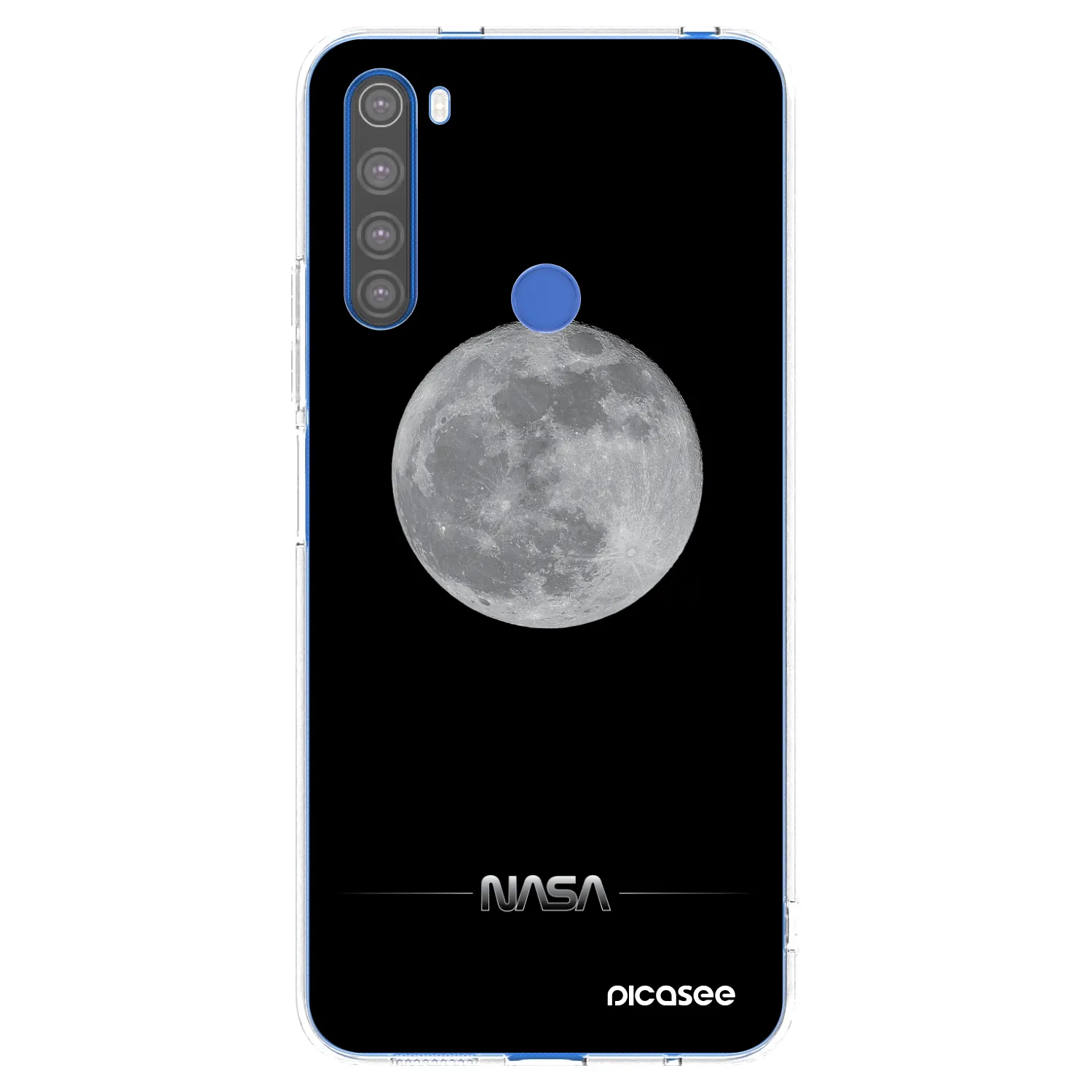 Picasee silikonski prozorni ovitek za Xiaomi Redmi Note 8T - Moon Minimal
