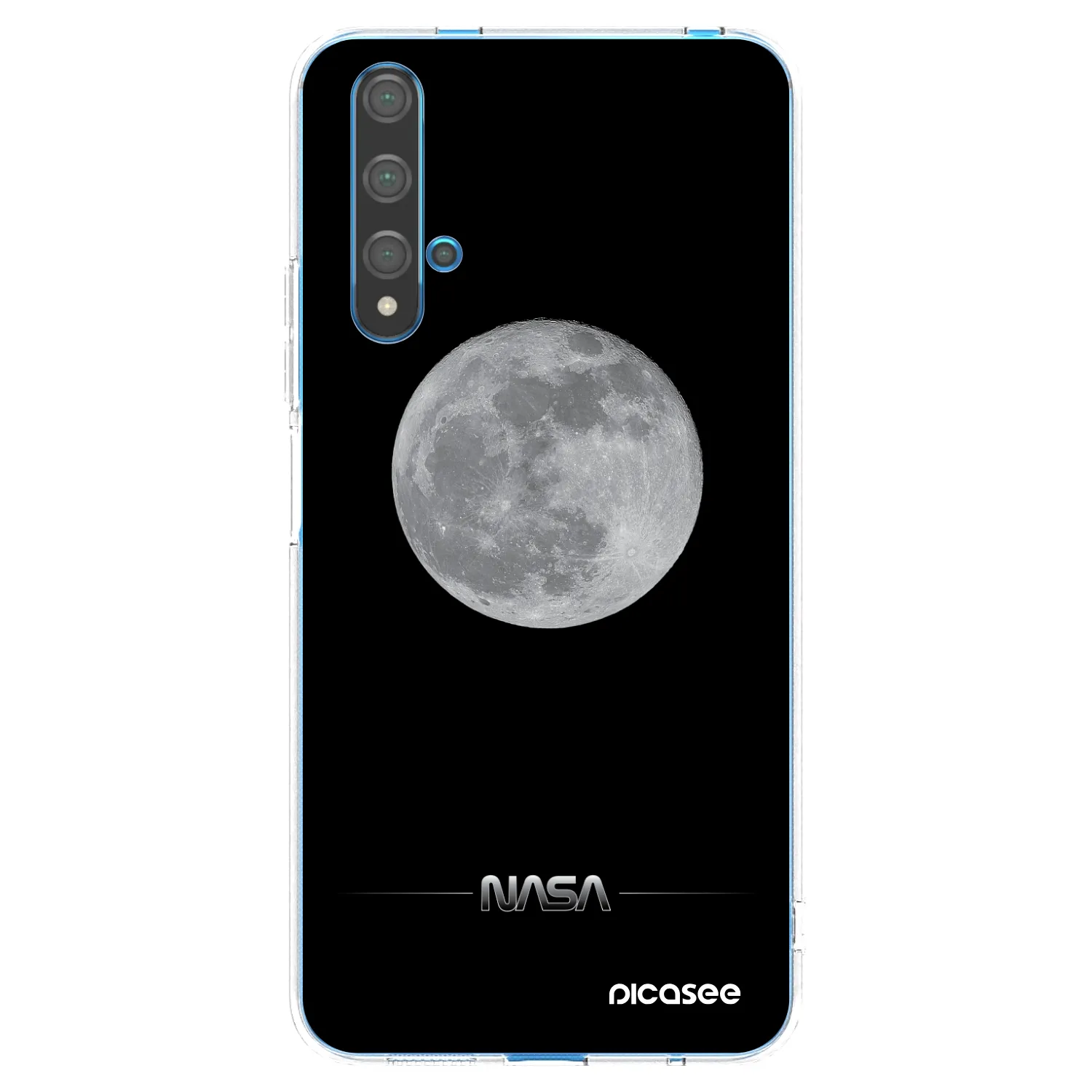 Picasee silikonski prozorni ovitek za Huawei Nova 5T - Moon Minimal