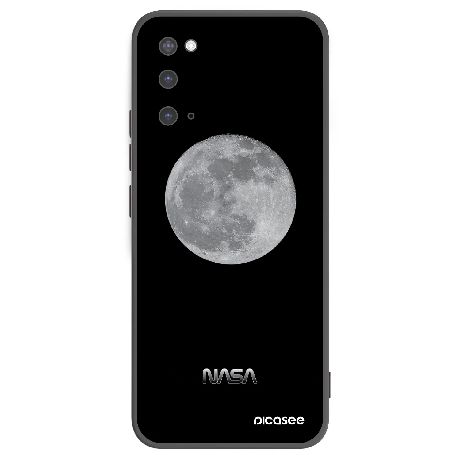 Picasee silikonski črni ovitek za Samsung Galaxy S20 G980F - Moon Minimal