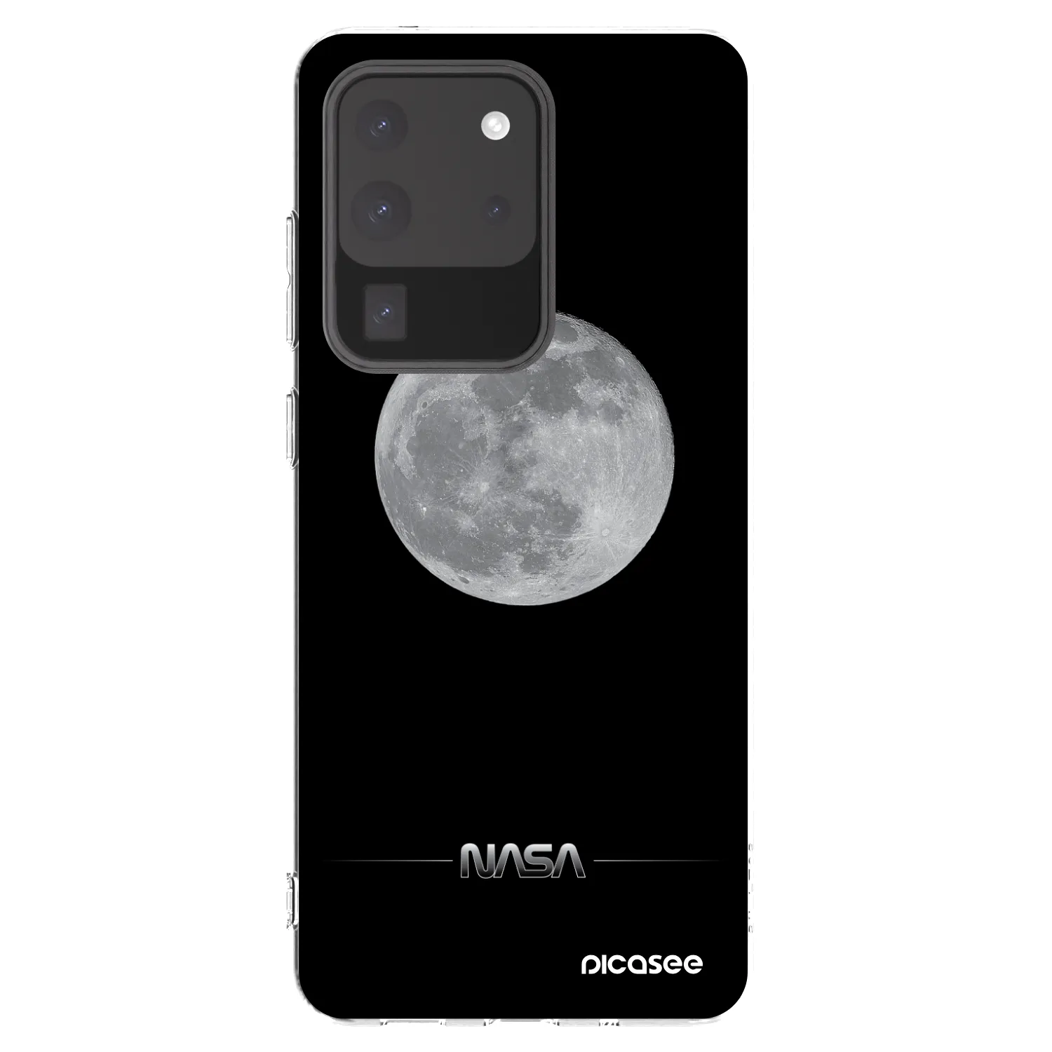Picasee silikonski prozorni ovitek za Samsung Galaxy S20 Ultra 5G G988F - Moon Minimal
