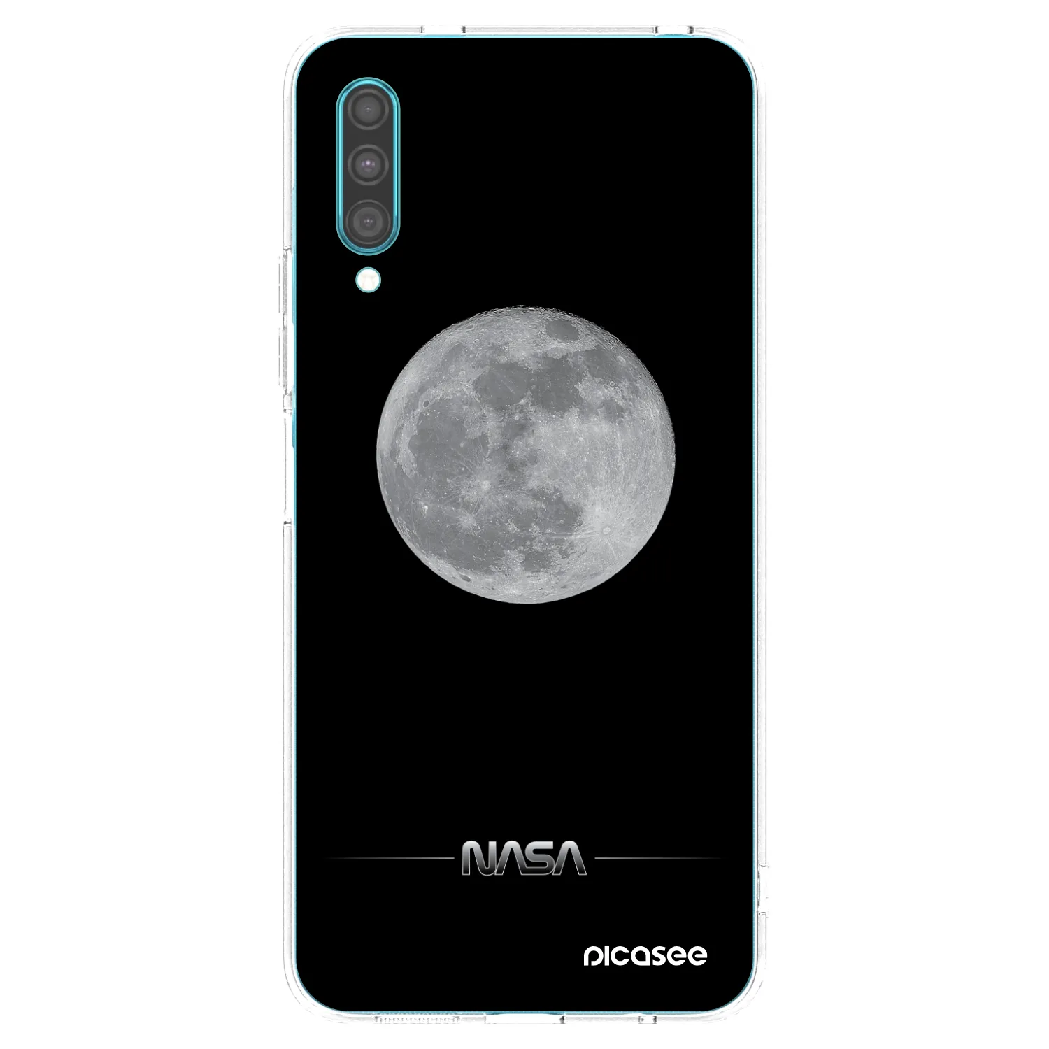 Picasee silikonski prozorni ovitek za Samsung Galaxy A30s A307F - Moon Minimal