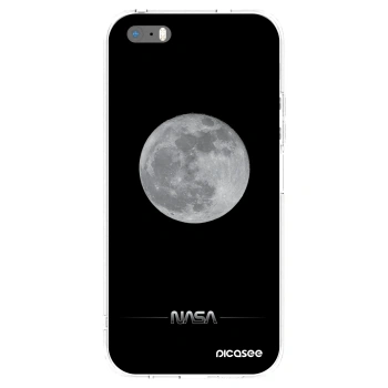 Picasee silikonski prozorni ovitek za Apple iPhone 5/5S/SE - Moon Minimal