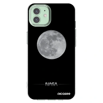 Picasee silikonski prozorni ovitek za Apple iPhone 12 - Moon Minimal