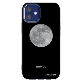 Picasee silikonski prozorni ovitek za Apple iPhone 12 mini - Moon Minimal