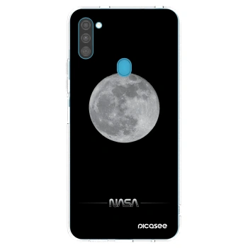 Picasee silikonski prozorni ovitek za Samsung Galaxy M11 - Moon Minimal