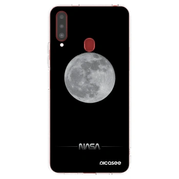 Picasee silikonski prozorni ovitek za Samsung Galaxy A20s - Moon Minimal