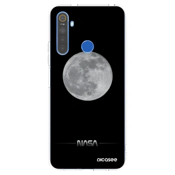 Picasee silikonski prozorni ovitek za Realme 5 - Moon Minimal