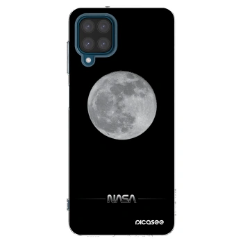 Picasee silikonski prozorni ovitek za Samsung Galaxy A12 A125F - Moon Minimal
