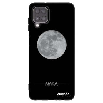 Picasee silikonski črni ovitek za Samsung Galaxy A12 A125F - Moon Minimal