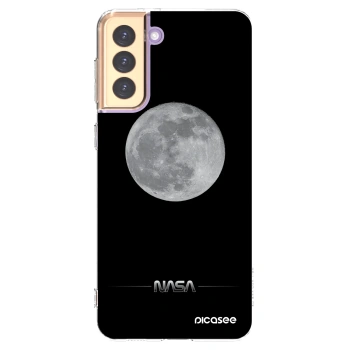 Picasee silikonski prozorni ovitek za Samsung Galaxy S21+ 5G G996F - Moon Minimal