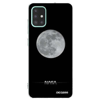 Picasee silikonski prozorni ovitek za Samsung Galaxy M31s - Moon Minimal