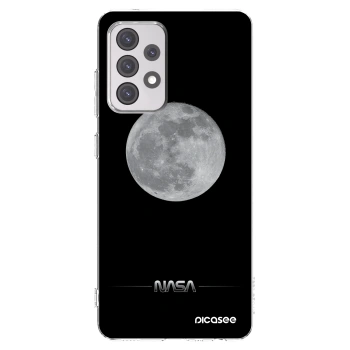 Picasee silikonski prozorni ovitek za Samsung Galaxy A52 5G A525F - Moon Minimal