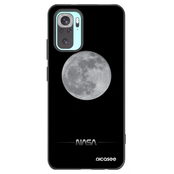 Picasee silikonski črni ovitek za Xiaomi Redmi Note 10 Pro - Moon Minimal