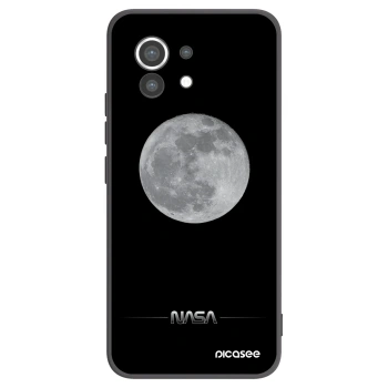 Picasee silikonski črni ovitek za Xiaomi Mi 11 - Moon Minimal