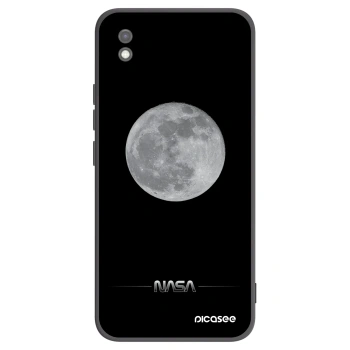 Picasee silikonski črni ovitek za Xiaomi Redmi 9AT - Moon Minimal