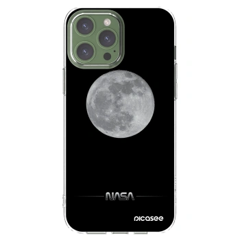Picasee silikonski prozorni ovitek za Apple iPhone 13 Pro Max - Moon Minimal