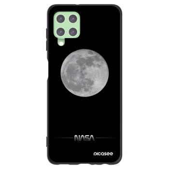 Picasee silikonski črni ovitek za Samsung Galaxy A22 A225F 4G - Moon Minimal