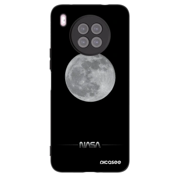 Picasee silikonski črni ovitek za Huawei Nova 8i - Moon Minimal