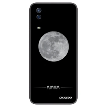 Picasee silikonski črni ovitek za Vivo Y11s - Moon Minimal