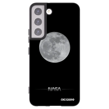 Picasee silikonski črni ovitek za Samsung Galaxy S22 5G - Moon Minimal