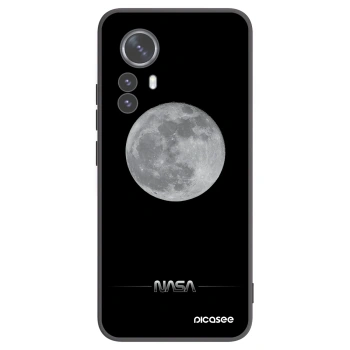 Picasee silikonski črni ovitek za Xiaomi 12 Pro - Moon Minimal
