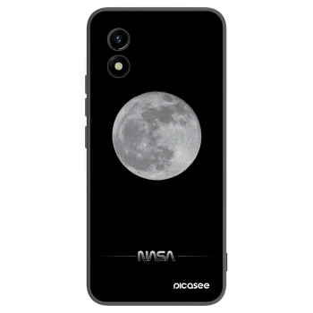 Picasee silikonski črni ovitek za Vivo Y01 - Moon Minimal