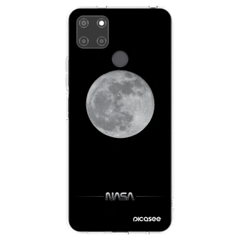 Picasee silikonski prozorni ovitek za Realme C21Y - Moon Minimal