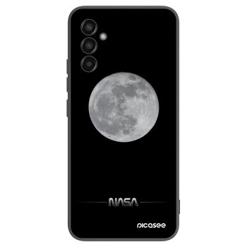 Picasee silikonski črni ovitek za Samsung Galaxy M13 M135F - Moon Minimal