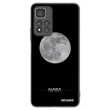 Picasee silikonski črni ovitek za Xiaomi Redmi Note 11 Pro+ 5G - Moon Minimal