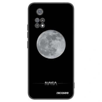 Picasee silikonski črni ovitek za Xiaomi Poco M4 Pro - Moon Minimal