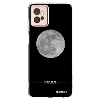 Picasee silikonski prozorni ovitek za Motorola Moto G32 - Moon Minimal