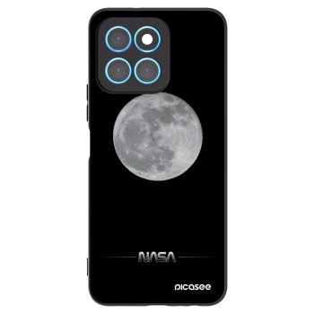 Picasee silikonski črni ovitek za Honor X8 5G - Moon Minimal