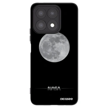 Picasee silikonski črni ovitek za Honor X8a - Moon Minimal