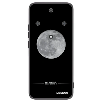 Picasee silikonski črni ovitek za Honor Magic5 Lite 5G - Moon Minimal
