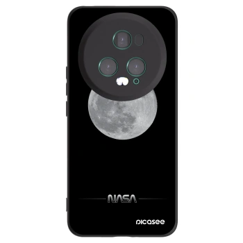 Picasee silikonski črni ovitek za Honor Magic5 Pro - Moon Minimal