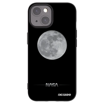 Picasee silikonski črni ovitek za Apple iPhone 15 - Moon Minimal