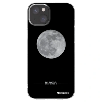 Picasee silikonski prozorni ovitek za Apple iPhone 15 Plus - Moon Minimal