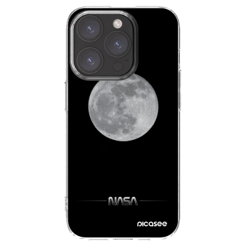 Picasee silikonski prozorni ovitek za Apple iPhone 15 Pro - Moon Minimal