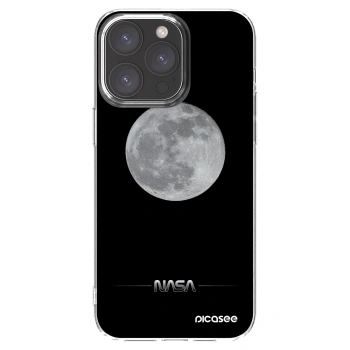 Picasee silikonski prozorni ovitek za Apple iPhone 15 Pro Max - Moon Minimal